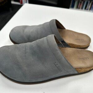 LL Bean Women's Go-Anywhere Nubuck Clogs, Size 11/42